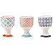 Huevera de Porcelana - Varios Estampados - Pack de 3