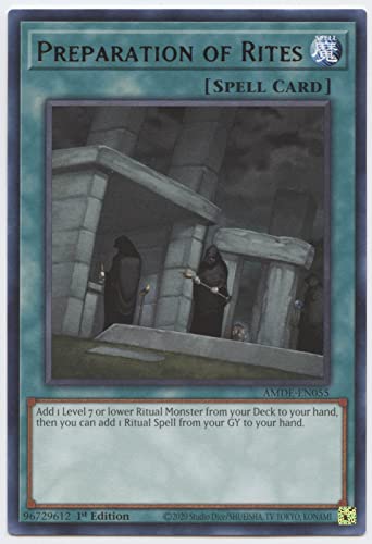 Preparation of Rites - AMDE-EN055 - Rare - 1st Edition