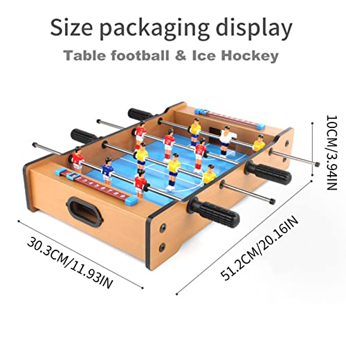 Lecerrot Tischfußballspiel,Kickertisch Multi-Spiel - 2-in-1-Multi-Spieltisch für Erwachsene und Jugendliche, Kombinationsset für Zuhause, Lounge, Aufenthaltsraum, Spielzimmer – Bild 5