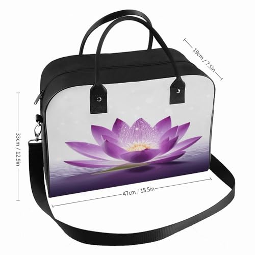 Maletín ligero morado para laptop unisex miniatura 2