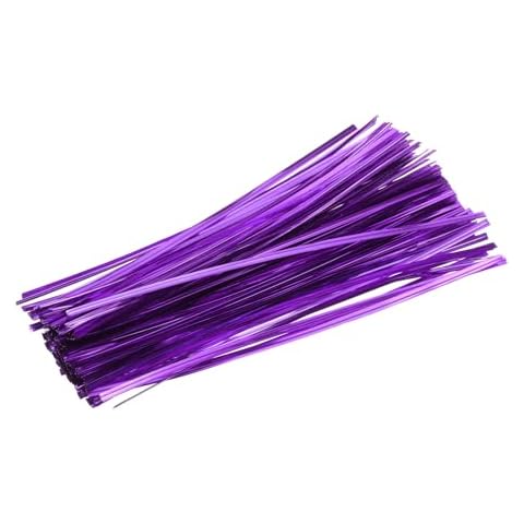 sourcing map 300 Pcs Kraft Paper Twist Ties Cover
