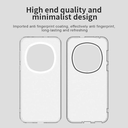 Image of for Honor Magic7 Pro 5G Case PC+TPU+PET Matte Anti-Drop Phone Back Cover - White