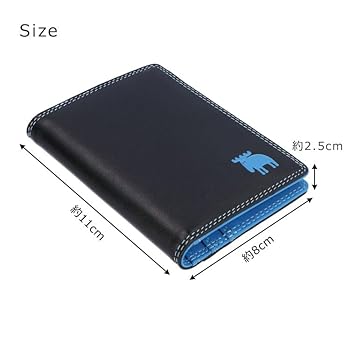 Amazon.co.jp: mywalit × moz モズ コラボ 牛革 レザー パス