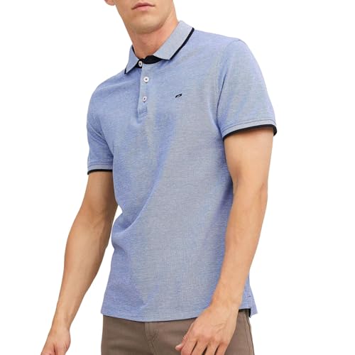 JACK&JONES Essentials Mens Bright Cobalt Polo S/S