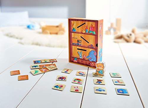 HABA-Mis Primeros Juegos – Avellana Range 303470-Juego de Mesa Infantil de Madera clasificación, competición y Memoria 1 a 3 Jugadores-2 años-303470, Color Colorido. (303470)