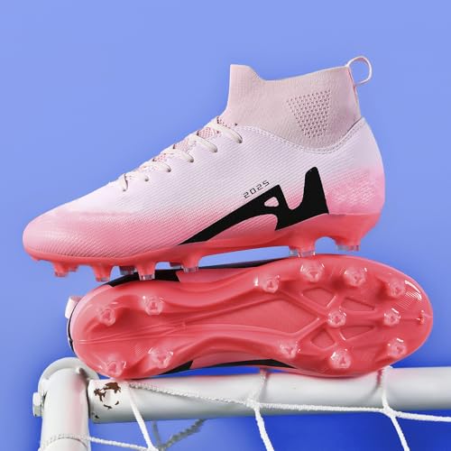 Soccer Cleats for Womens Mens Outdoor Unisex Turf Shoes Youth Rugby Shoes Adult AG FG TF Football Boots Wide Training Sneaker4
