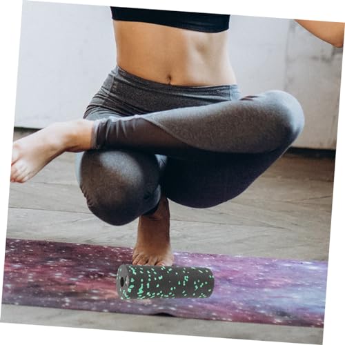 Rodillo de espuma para yoga y masaje profundo de tejidos, 2 unidades, equipo de entrenamiento fitness, rodillo EPP para masaje muscular, portátil y compacto miniatura 2