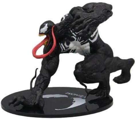 Image of YOURKARTS Venom Showpiece 13 cm Resin Figurine | Superhero Action Figure Collectible Mini Statue | Desk, Car Dashboard & Home Decor Toy | Gift for Superhero Fans & Collectors (Pack of 1)