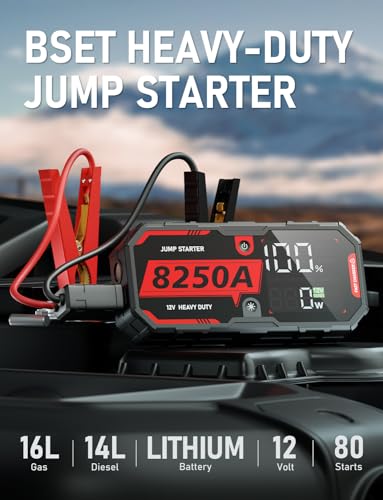 Atgfox F40 8250A Jump Starter Heavy Duty Battery Jump Starter Battery Pack thumb #1