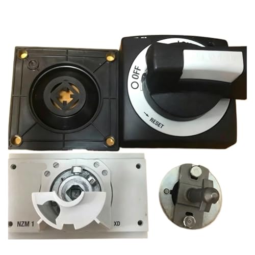 Poignée de disjoncteur rotative ETR4-11-A et commande de couplage NZM2-XS-L