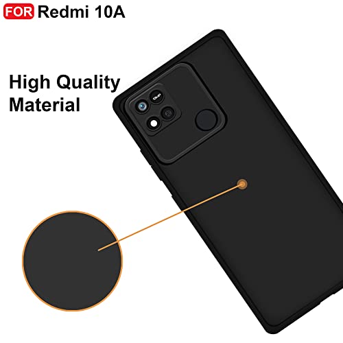 CEDO-Redmi-10A-Poco-C31-Back-Cover-Matte-Soft-Silicon-Flexible-Camera-Bump-Protection-All-Side-Shock-Proof-Rubberised-Back-Case-Cover-for-Xiaomi-Redmi-10A-Poco-C31-Black