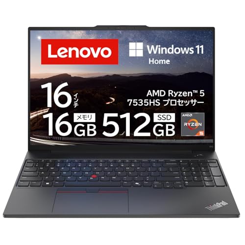 Amazon.co.jp: 【公式】 Lenovo ThinkPad E16 Gen 2 AMD ノート