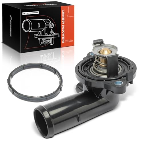 A-Premium Engine Coolant Thermostat Housing Assembly with Seal Compatible with Jeep Grand Cherokee 2011-2020 Wrangler 2012-2017 Wrangler JK 2018 & Dodge Durango 2011-2015 3.6L Replaces# 5184651AH