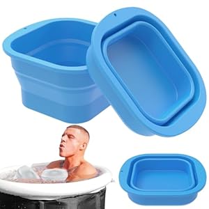 2 stuks extra grote ijsblokvorm 4-6 lbs ijsblokjesvormen opvouwbare siliconen ijsblokjesvorm herbruikbare ijsblokmaker koude plunge-kuip gigantische ijsmachine voor vriezer, ijsbad, koeler,