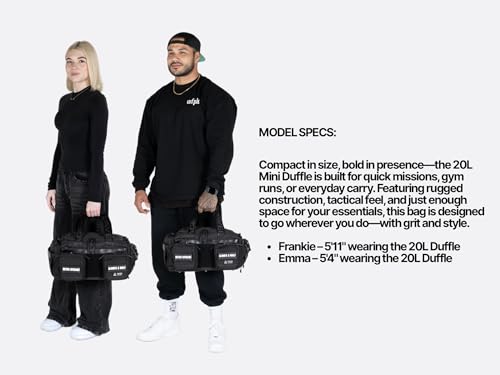 20L Mini Duffle Bag (Black Venom)4