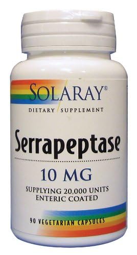 SOLARAY Serrapeptase 10 mg VCapsules | 90 Count