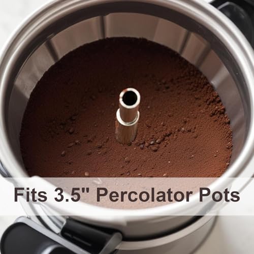 Image of 200 Count Disc Coffee Filters, 3.5in Natural Percolator Coffee Filters for Percolator Coffee Pot and Flat Bottom Basket