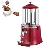 Macchina per cioccolata calda commerciale, erogatore elettrico per cioccolata calda da 5 l/10 l, macchina per riscaldamento e fusione, controllo della temperatura da 30 a 89 °C, per caffè, latte(10L)