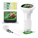 WINWEND Microscope for Kids - Portable Handheld Magnifying Glass for Girls | Mini Digital Microscope for Boys Educational Science Toys | Age 3 4 5 6 7 8 9 10 11 Years Old Kids Christmas Birthday Gifts