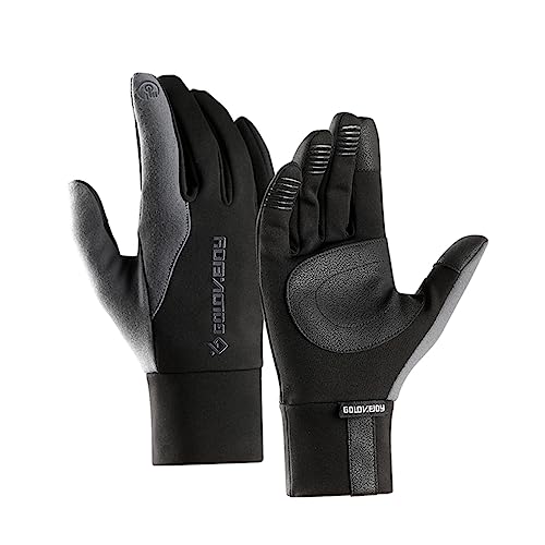 WOFASHPURET Fishing Gloves Men Thicken and Windproof Thermal Winter Gloves for Outdoor Activities