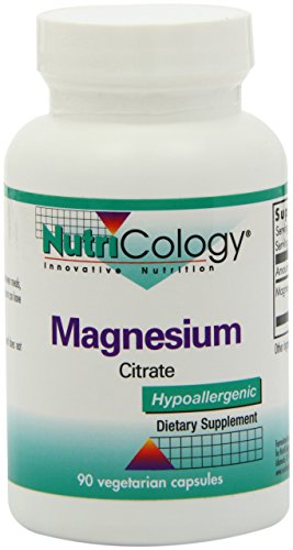 NutriCology Magnesium Citrate - Well-Absorbed, Bone and Stress Support - 90 Vegetarian Capsules