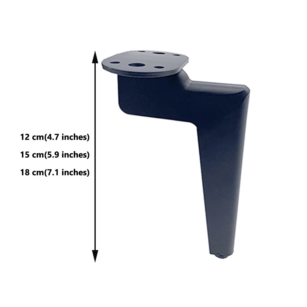 Gambe per Divani in Ferro Battuto Classiche Semplici E Resistenti, Piedino di Appoggio del Tavolino della Sedia della Scrivania Dell'ufficio, Installazione Facile