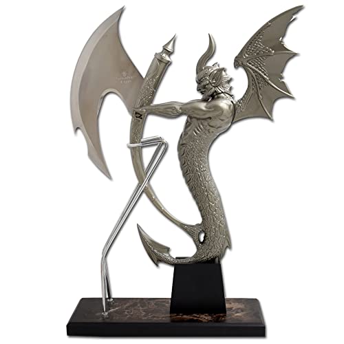 Snake Eye Scorpion Fantasy-Dagger With Wooden Display Stand (Fantasy)