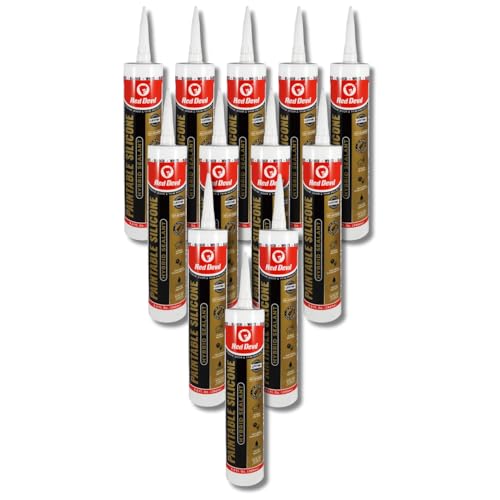 Red Devil Silicone Hybrid Sealant 9 oz 12 Pack Blanco miniatura 1