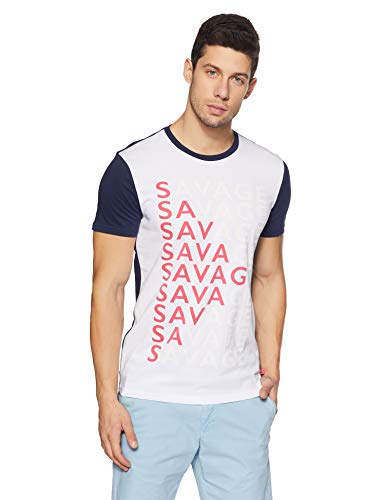 Image of United Colors of Benetton Men's Printed Regular Fit Shirt
