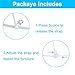 8 Pack Furniture Anchors, Anti-Tip Furniture Wall Anchor Straps for Baby Proofing, Adjustable Safety Furniture Wall Anchor Earthquake Straps for Baby, Kids, Dogs, Cabinet, Bed, Shelf