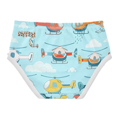 Colorful Helicopters Airplanes Toddler Girls's Underwear 2T 202c12092