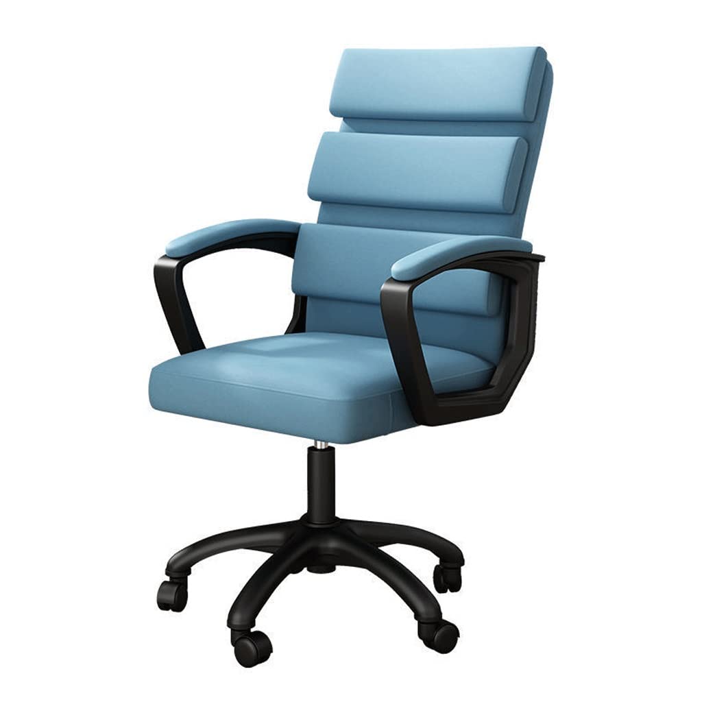 ZUIAI Computer Chair Backrest Leisure Chair Comfortable Stool Office Chair Long Student Study Chair Computer Chair D