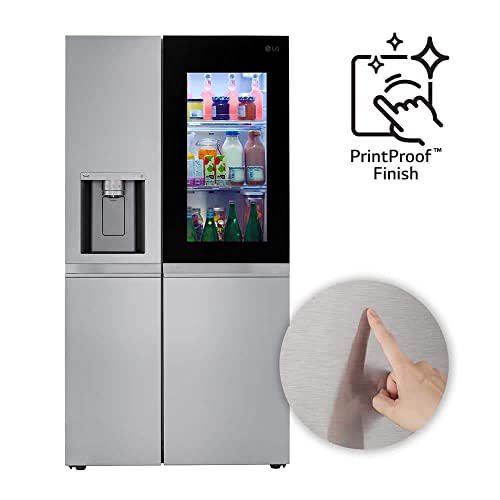 Lg LRSOS2706S 27 Cu. Ft. Side-By-Side Instaview™ Refrigerator thumb #3