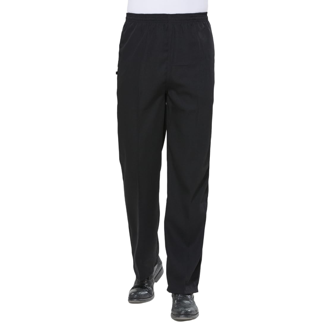 UEAUY Men's and Women's Chef Pants Kitchen Uniforms with Elastic Waist Restaurant Work Pants