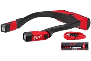 Rechargeable Milwaukee LED Neck Work Light: Blaze Through Projects Hands-Free