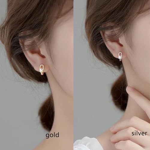 Boucles d'oreilles Gland Croix Argent Idée Cadeau Anniversaire - 3