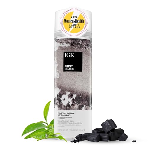 IGK First Class Charcoal Detox Dry Shampoo | Deep...