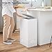 Kohler 23825-STW 13-Gallon Touchless White Stainless Steel Trash Can, Hands-Free Motion Sensor Lid, Durable, Fingerprint-Resistant, Easy to Clean, K-23825-STW