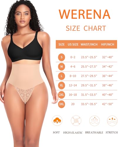 Image of Womens Thong Shapewear Mid to High Waisted Shaper Thong WN0017