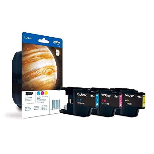 Encre Brother LC1240 trichromie pour des impressions jet d'encre sans trace