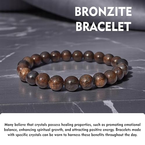 Image of Certified Crystal Bracelet | 8mm Beads | Stretchable Healing Bracelet | Bracelets for Men and Women |