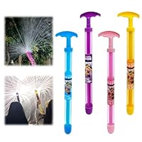 Feuerwerks Wasserpistole, 4 Stücks Romantische Feuerwerks Wasserpistole für Kinder, Feuerwerks Spritzpistolen Jungens Mädchen, Water-Squirter im Feuerwerksstil für Strandpool und Partys