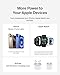 Belkin MagSafe Charger Compatible, 3-in-1 Qi2 Wireless Charging Station 15W, Convertible Wireless Charger for iPhone 16, Apple Watch, AirPods, Portable Phone Stand for Travel w/ 36W Adapter - Black