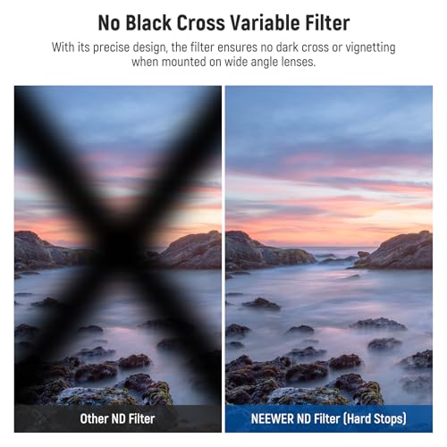 Filtro ND variable 77mm de densidad neutra regulable para objetivos fotográficos 5