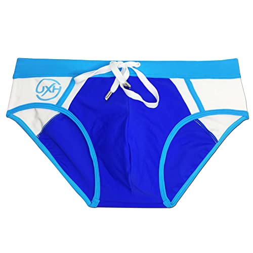 UXH Mens Swimwear Fashion Briefs Bikini Transparent Swim Board Trunks Beach4