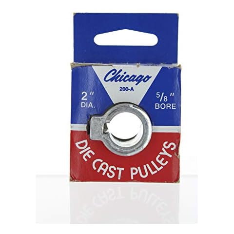 Chicago Die Casting 200A 5/8 2 in. Single V Groove 5/8 in. Pulley Cover