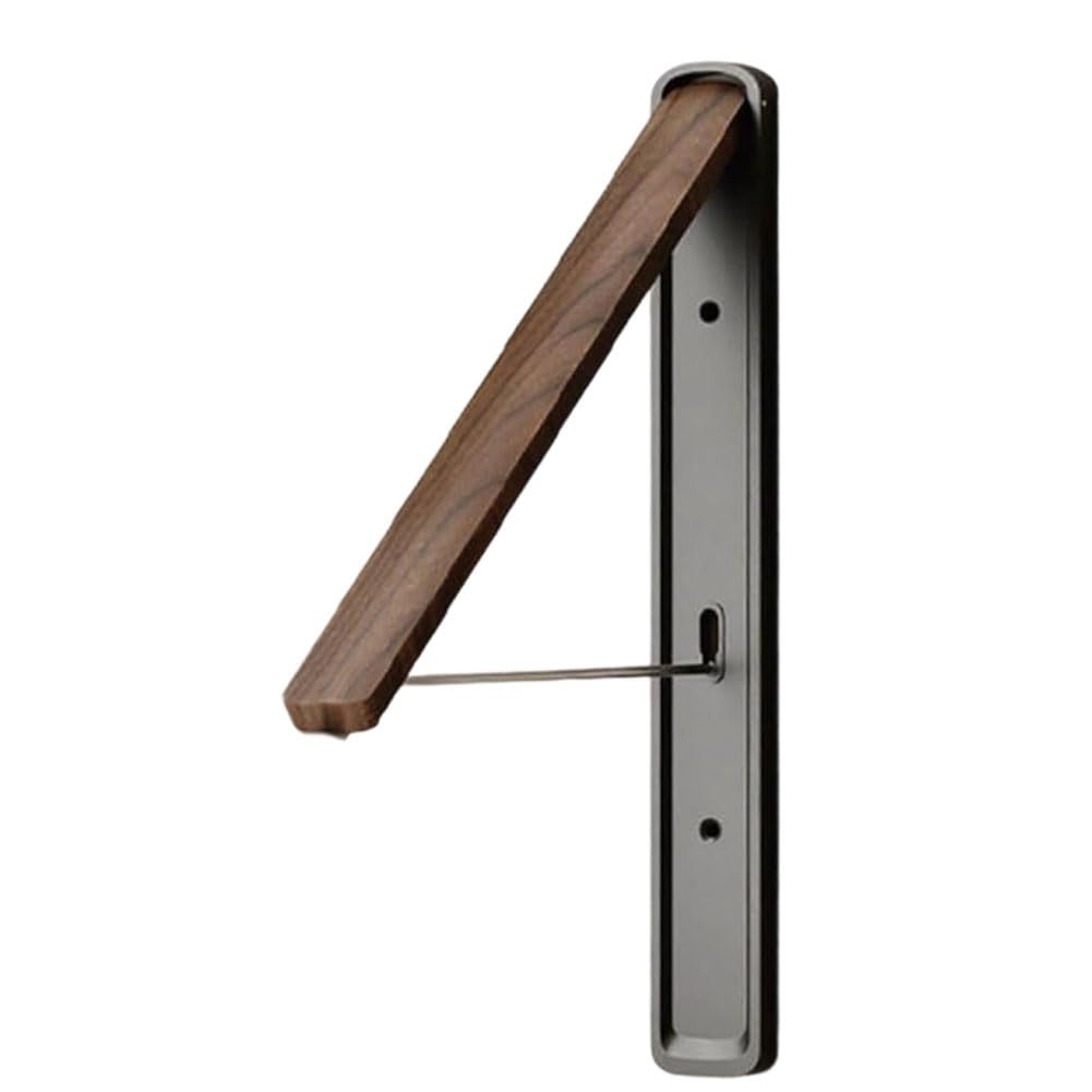 Hndhbfgrt Foldable Retractable Wall Mounted Drying Rack Elegant Clothes Hanger for Laundry Room, Closet& Balcony