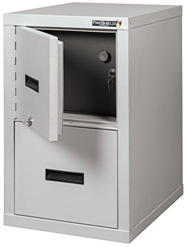 Fire Resistant File Cabinet - Light Weight, Fire Rated, One File Drawer & Safe #TOP2