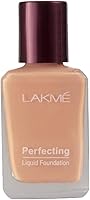 Lakme Perfecting Liquid Foundation, Marble, Waterproof Full Coverage Long Lasting - Light Oil Free Face Makeup with...