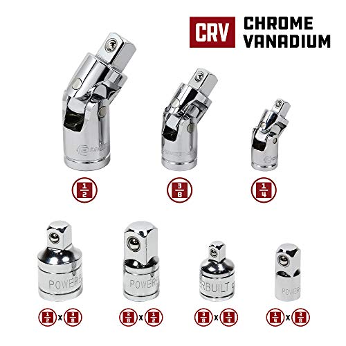 Alltrade 640859 Adaptor & U-Joint Set, 7 Piece #TOP1